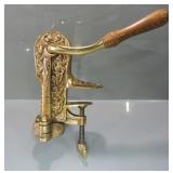 20TH C CAST BRASS ROGAR VINTNER WINE BOTTLE OPENER