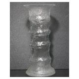 FROSTED GLASS VASE IN THE STYLE OF TAPIO WIRKKALA