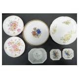 ASSORTED BONE CHINA CUPS, SAUCERS, VASE