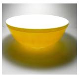 MCM 4-QUART PYREX PRIMARY YELLOW MIXING BOWL