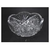STAMPED BIRKS CUT CRYSTAL BOWL