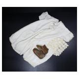 BABY CLOTHING (BONNET, ROMPER, AND BOOTS)