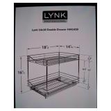 2 LYNK 14'X18'ROLL OUT DOUBLE DRAWERS MODEL 441418