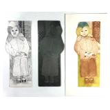 PAMELA CLAUGHTON PRINTMAKING PROCESS LOT