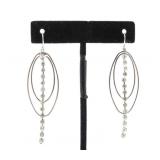 PAIR OF COSTUME JEWELRY EARRINGS