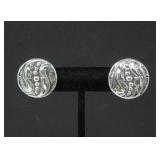 STERLING SILVER EARRINGS 10g