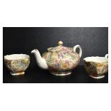 LORD NELSON ENGLAND TEAPOT, CREAMER, & SUGAR BOWL