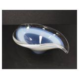 FLYGSFORS COQUILLE STYLE ART GLASS BOWL