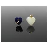 TWO HEART SHAPED PENDANTS
