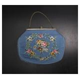 NEEDLEPOINT TAPESTRY PURSE