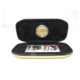 SKATING CHAMPIONSHIP 24KT GOLD PLATED MEDALLION