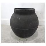 BLACK RUBBER PLANTER - USED CONDITION