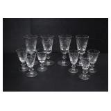 10 LIQUER GLASSES