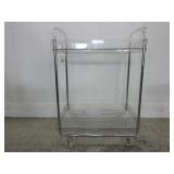 MODERN ARCYLIC ROLLING TROLLEY