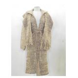 INT'L BOUTIQUE 1960s/70s KNIT BOHO-HIPPIE DUSTER