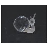 SWAROVSKI CRYSTAL SNAIL FIGURINE