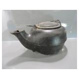 ANTIQUE RUSTIC CAST IRON KETTLE