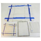 TABLE COVER WITH NAPKINS IN BLUE