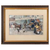 LUDOVICI THE PICKWICKIANS LEAVING THE GOLDEN CROSS