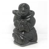 JOANASIE UMAJUALUK (SIGNED) INUIT CARVING, 1998