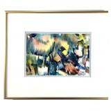 'LAS VEGAS' WATERCOLOUR