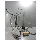 ASSORTED WROUGHT IRON PIECES