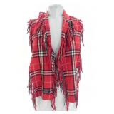 BURBERRY 100% CASHMERE PLAID SCARF