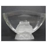 VERLYS 'BIRDS' GLAS DISH/VASE