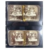 'THE NEW FRENCH COOK' STEREOSCOPIC SET 1902