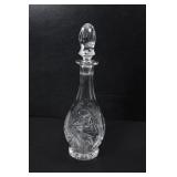 CUT GLASS DECANTER