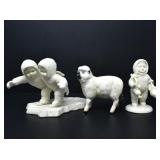 SNOWBABIES AND SHEEP FIGURINES