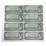 8 RCM CDN CENTENNIAL BANK NOTES, 3 IN SEQUENCE