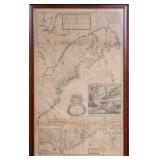HERMAN MOLL 'MAP OF THE DOMINIONS' C. 17311735