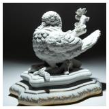 SÈVRES FRENCH HANDCARVED PORCELAIN COLUMBIDAE