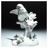 CROWN STAFFORSHIRE PORCELAIN BIRD ON BRANCH FIGURE