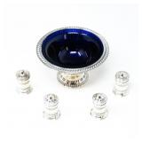 BIRKS STERLING SILVER BOWL & SHAKERS SET 246g