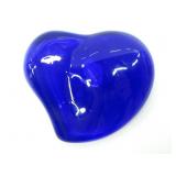 ELSA PERETTI FOR TIFFANY & CO COBALT GLASS HEART