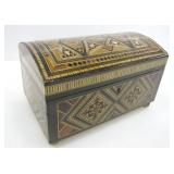 INLAID WOOD PERSIAN STYLE JEWELRY BOX
