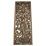 HAND CARVED THAILAND WOOD WALL PANEL