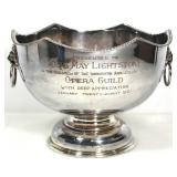 SILVER-PLATED TROPHY