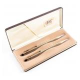 CROSS 10KT GOLD PLATED LOEB INSTITUTE WRITING SET