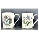 PORTMEIRION 'THE BOTANIC GARDEN' 2 COFFEE MUGS