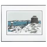 BRUNO BOBAK RCA 'MARTELLO TOWER' 55/100 SERIGRAPH