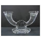 SIGNED VAL ST. LAMBERT IMPERIAL PATTERN CANDLESTIC