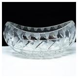 ETCHED CRYSTAL DISH