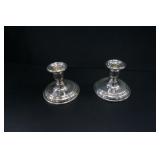 PAIR OF BIRKS WEIGHTED STERLING SILVER CANDLESTICK