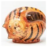 ITALICA ARS CERAMIC 'FAT CAT' FIGURINE / VASE