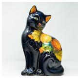 LARGE CERAMIC CAT STATUE