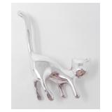 BAY ART 925 SILVER 3D CAT BROOCH 25.8g