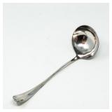 ENGLISH SILVER-PLATED SOUP OR PUNCH LADLE